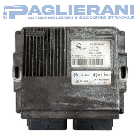 Centralina ECU GPL Landi Renzo Dacia Logan (Codice Rif. 616569000)