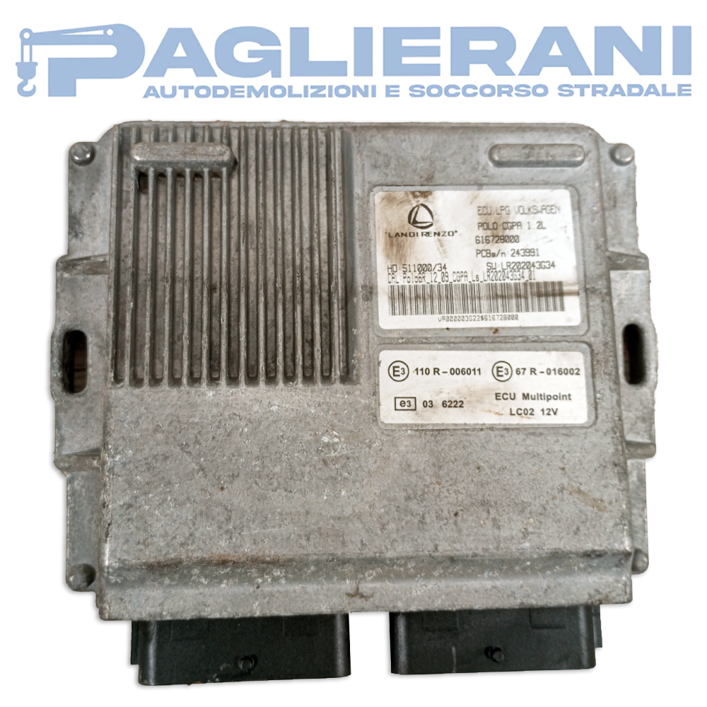 Landi Renzo Omegas VW Polo LPG ECU control unit (616728000)