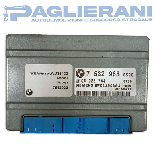 Centralina Scatola Del Cambio Siemens GM BMW Serie 3 [E46] 2001-2005 7532988 GS20 96025744 (5WK33503AU)