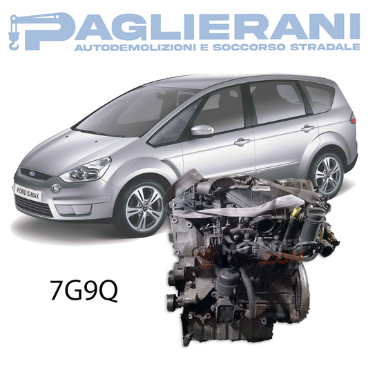 Motore 7G9Q Ford S-Max Diesel 2000 [2.0] TDCi 140CV 103KW 2007-2010 150.000 KM