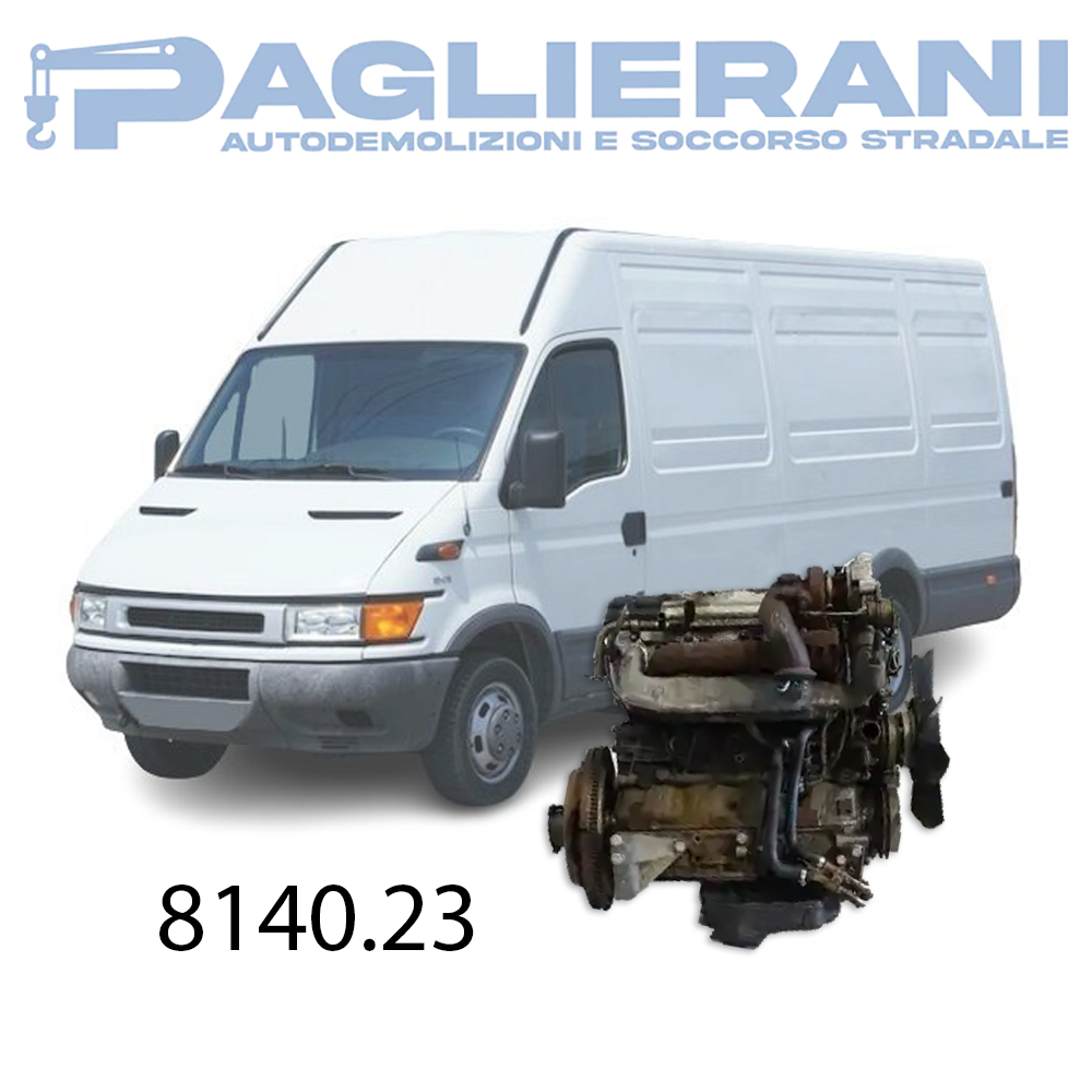Original Engine 8140.23 IVECO Daily 1999-2006 2800 [2.8] Turbo Diesel 76KW 103CV 195.000KM