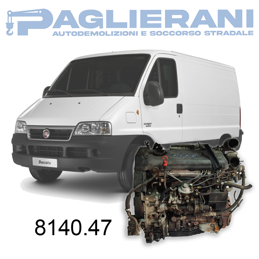 Motore 8140.47 FIAT Ducato 1994-2002 2500 [2.5] Turbo Diesel 85KW 116CV 180.000 KM