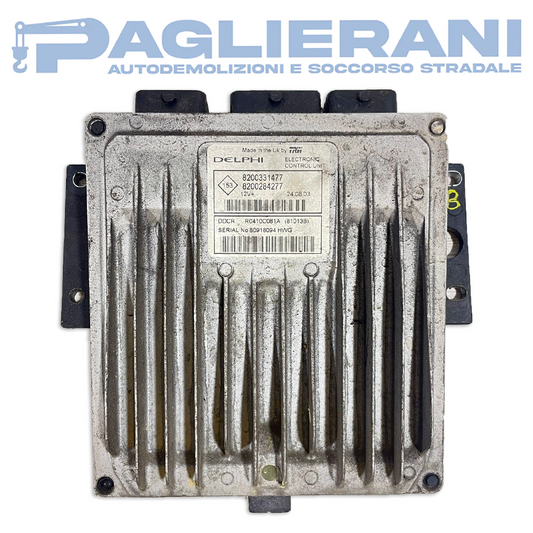 Delphi ECU Engine Control Unit Renault (Ref. Code 8200331477 8200284277)