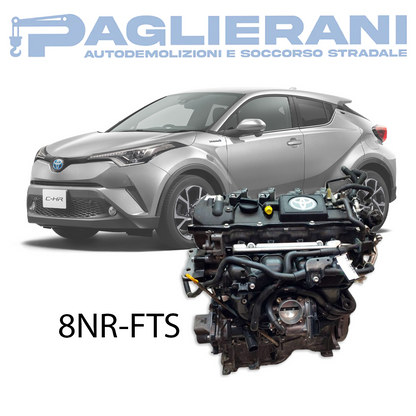 Motore 8NR-FTS Toyota C-HR 2015 1200 [1.2] Turbo Benzina Euro6 2015 85KW 116CV 20.000 KM