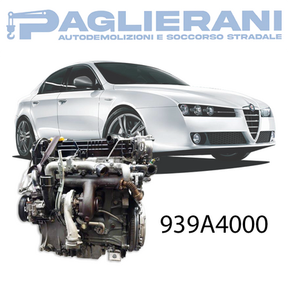 Motore 939A4000 Alfa Romeo 159 2005-2011 Euro4 1800 [1.8] 16V Benzina/GPL 103KW 140CV 225.000 KM