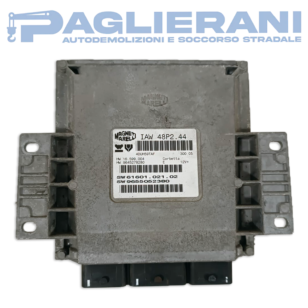 Centralina ECU Motore Magneti Marelli SW9655052380 (Codice Rif. IAW48P2.44)