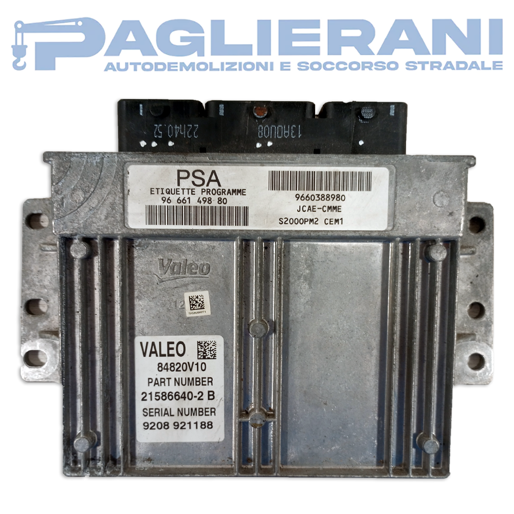 Centralina PSA SAGEM ECU Motore Citroen/Peugeot 9660388980 (Codice Rif. 9666149880)