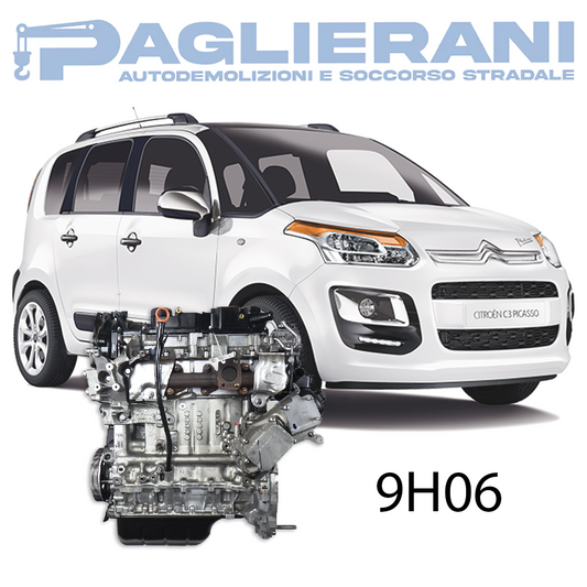 Motore 9H06 Citroen C3 Picasso 2014 Diesel 1600 [1.6] 68KW 90CV 160.000 KM
