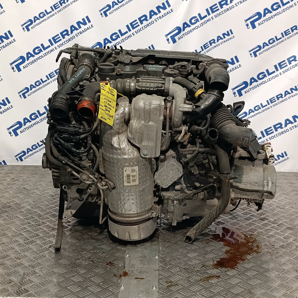 Engine 9H06 Citroen C3 Picasso 2011-2022 Diesel 1600 [1.6] 68KW 90HP 160.000 KM