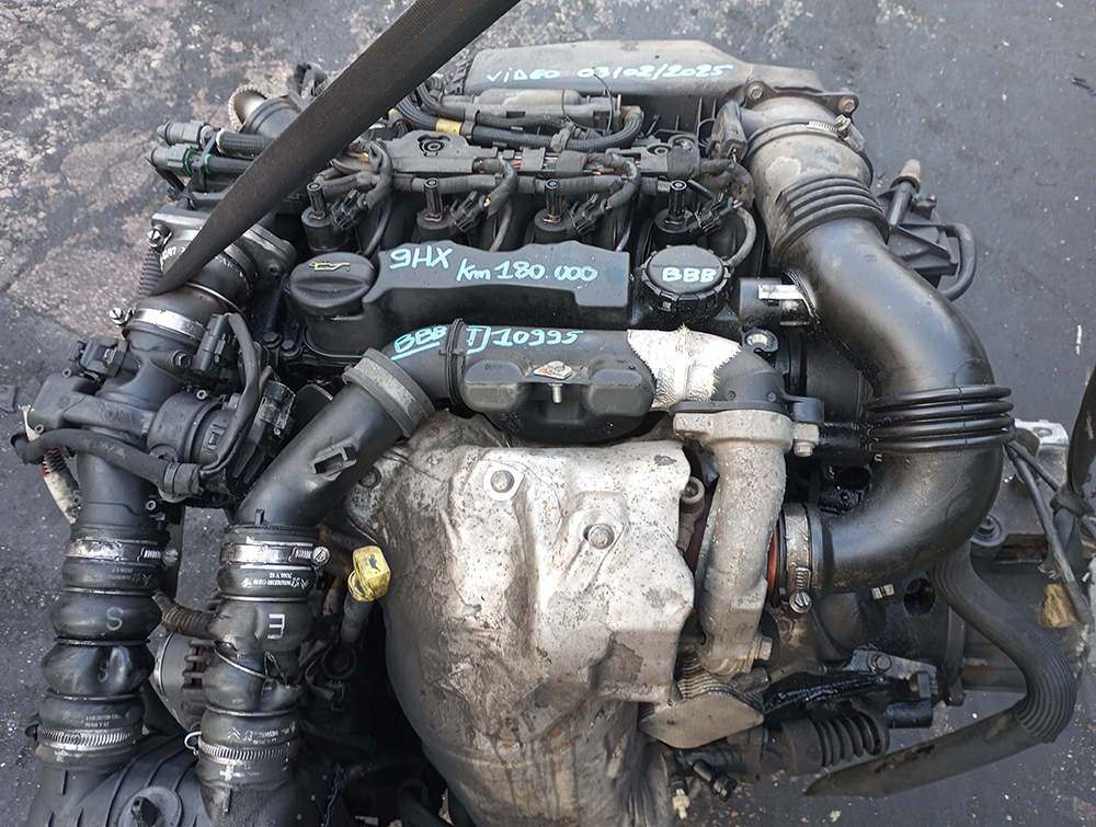 Engine 9HX Peugeot 207 1600cc Diesel 2006-2015 180.000 Km