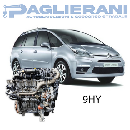 Engine 9HY Citroen C4 Grand Picasso 2004-2011 1600 HDi [1.6] 80KW 110CV 135.000 KM