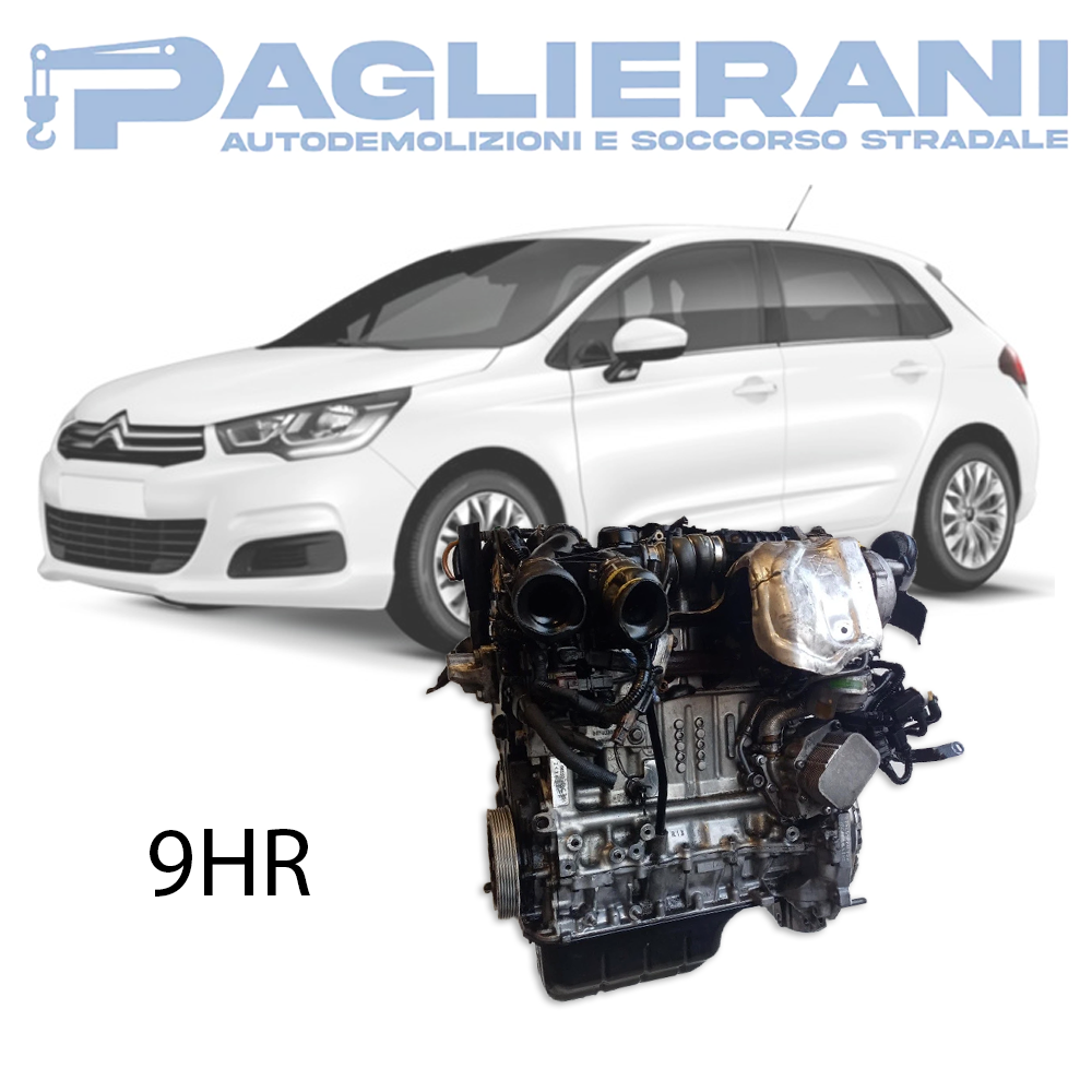 Engine 9HR Citroen C4 2010-2013 Turbo Diesel 1600 [1.6] 82KW 115HP 70.000 KM