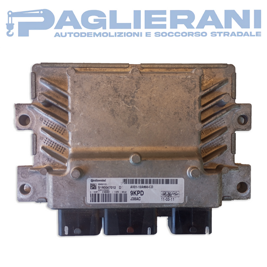 Centralina Continental ECU Motore Renault S180047012D 9KPD (Codice Rif. EMS2102)