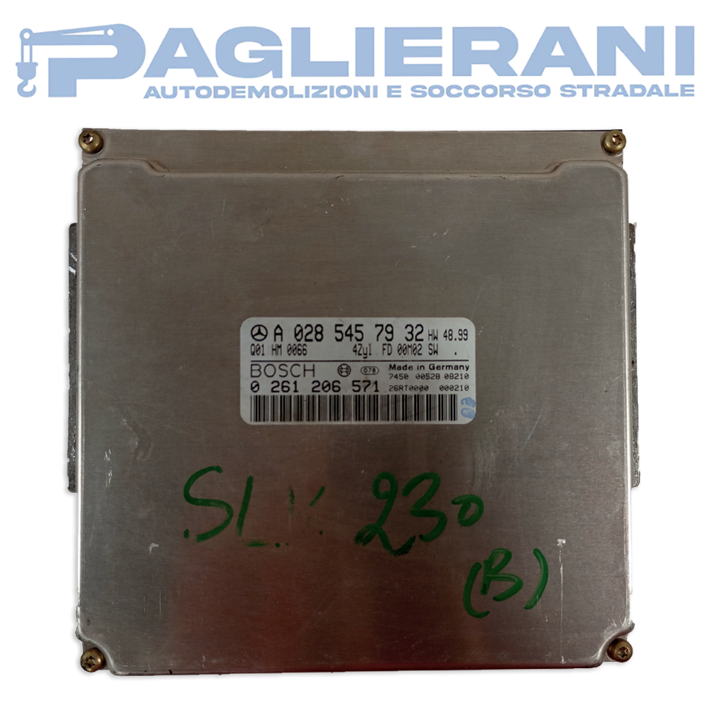 Centralina ECU Motore BOSCH Mercedes-Benz SLK 230 A0285457932 (0261206571)