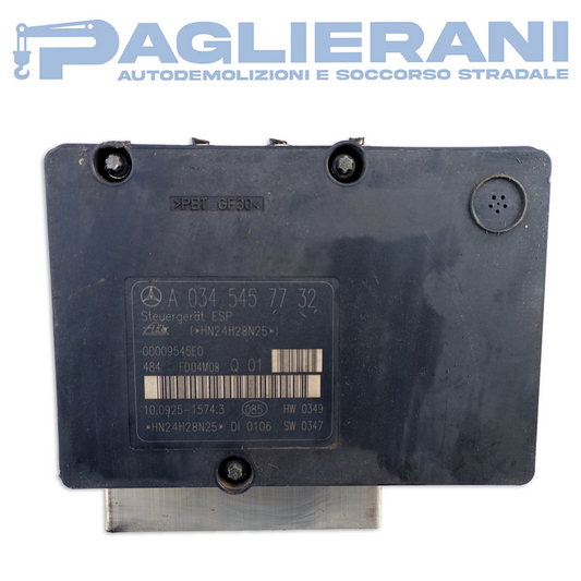 ATE Control Unit ABS Pump Mercedes-Benz C W203 2000-2007 A0345457732 (10.0925-1574.3)