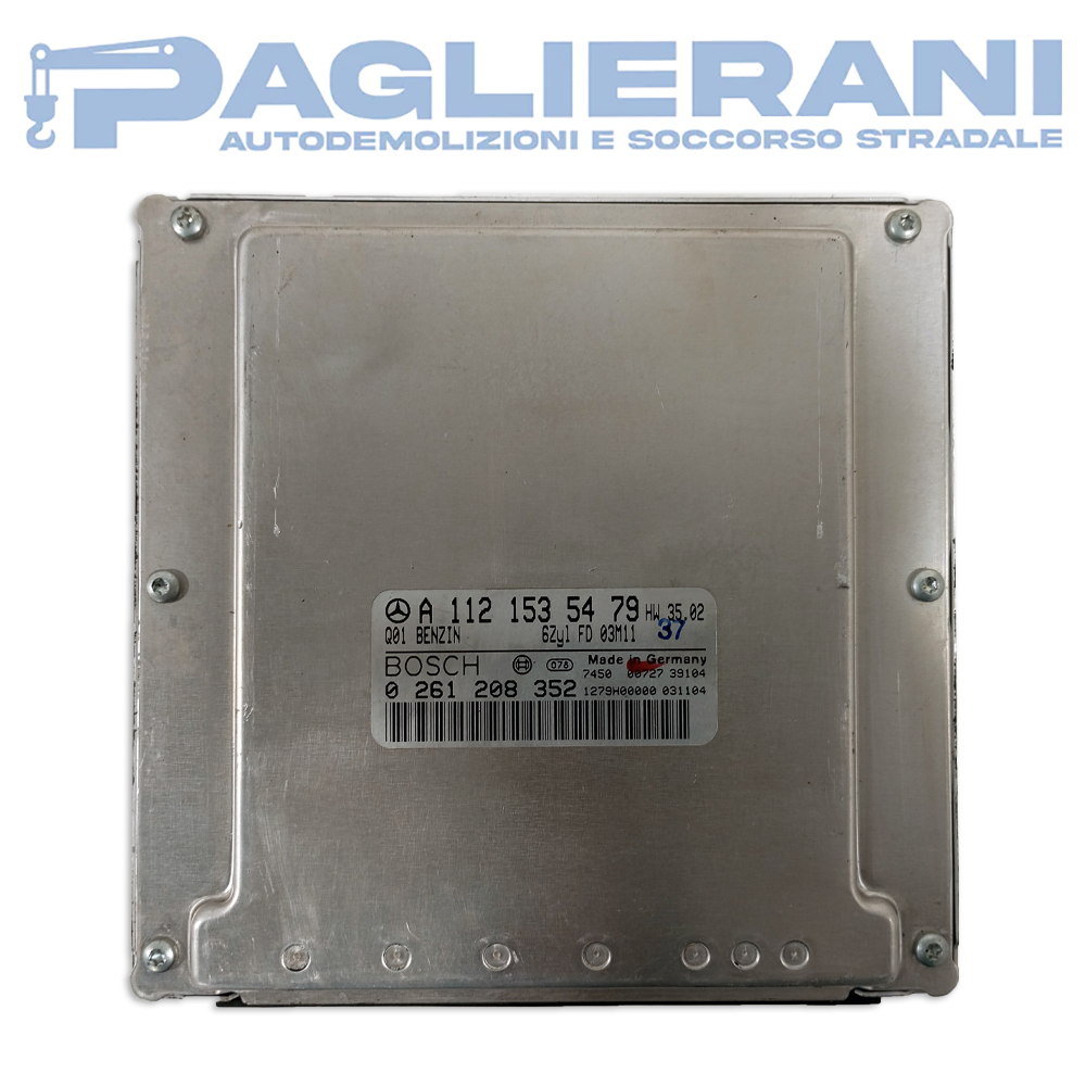 BOSCH ECU Engine Control Unit Mercedes-Benz CLK [A209] [C209] 2002-2010 A1121535479 (0261208352)