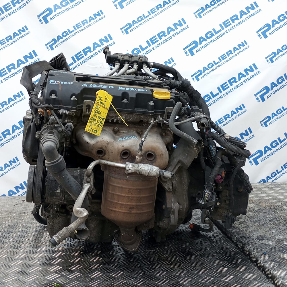 Engine A12XER Opel Corsa D 2009-2018 1200 [1.2] Petrol 63KW 86HP 170.000 KM