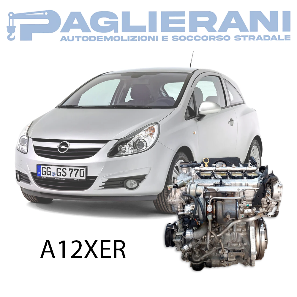 Engine A12XER Opel Corsa D 2009-2018 1200 [1.2] Petrol 63KW 86HP 170.000 KM