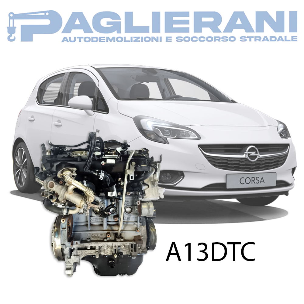 Motore A13DTC Opel Corsa D 2011 1300 [1.3] 55KW 75CV Diesel 170.000 KM
