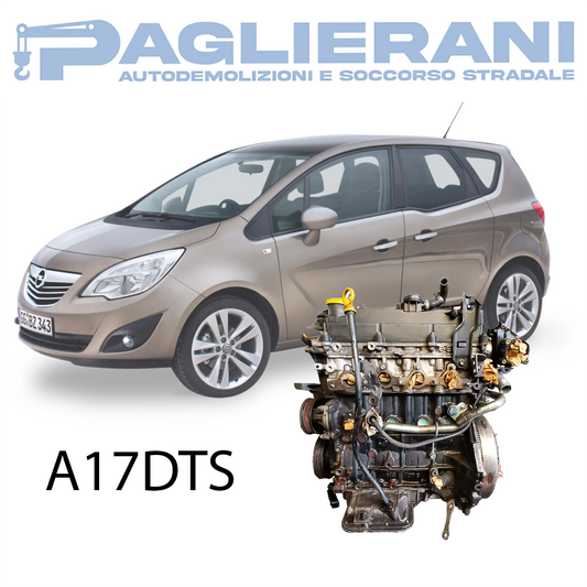 Motore A17DTS Opel Meriva B 1700cc Diesel 81Kw 2010-2013 173.000Km