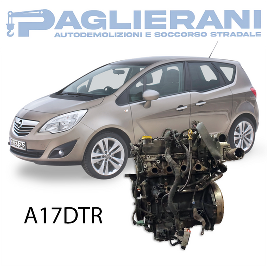 Motore A17DTR Opel Zafira 2010 Diesel 1700 [1.7] 92KW 125CV 200.000 KM