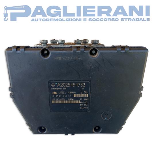 BOSCH control unit ABS pump Mercedes-Benz C W202 1993-2000 A2025454732 (10.0947 - 1512.3)