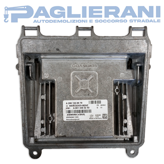 Centralina Motore ECU SiemensVDO Mercedes-Benz Classe B W245 2005-2011 A0014460240 5WK90941 (A2661536679)