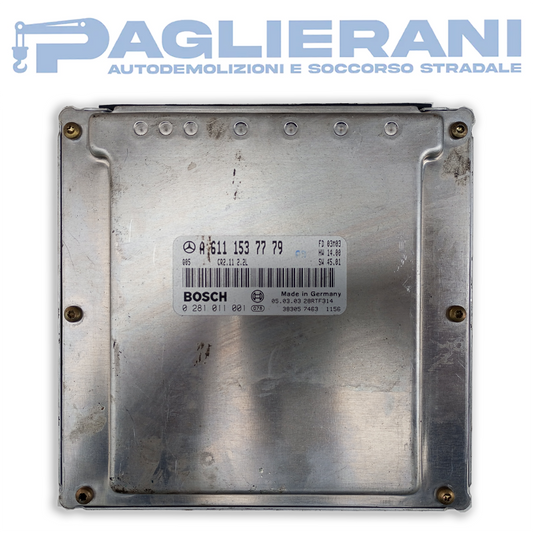 Centralina BOSCH ECU Motore A6111537779 Mercedes-Benz C Class (Codice Rif. 0281011001)