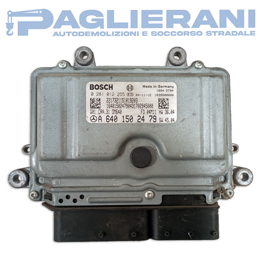 BOSCH ECU Engine Control Unit Mercedes-Benz A180 W169 2004-2012 A6401502479 (0281012255)