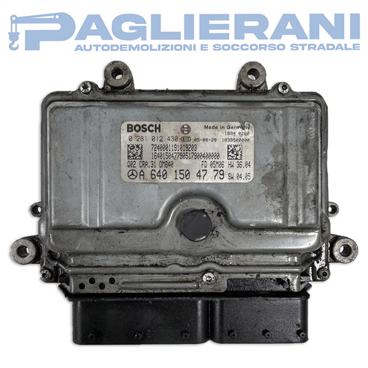 BOSCH Engine ECU Control Unit Mercedes-Benz A160 W169 2004-2013 A6401504779 (0281012430)