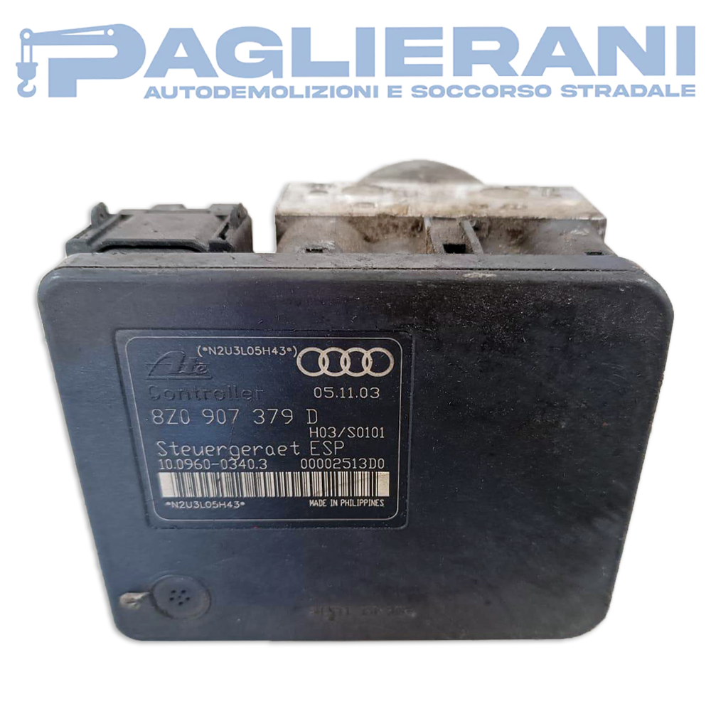 Centralina ATE Pompa ABS 8Z0907379D Audi A2 (Codice Rif. 10.0960-0340.3)