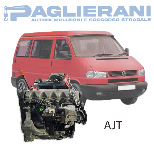 Motore AJT Volkswagen Transporter T4 1998-2003 Diesel 2500 [2.5] TDI 88CV 65KW 230.000 KM