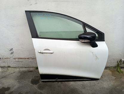 Porta Portiera Sportello Anteriore Originale Completo Destro DX Renault Clio Mk4 2015 Bianco