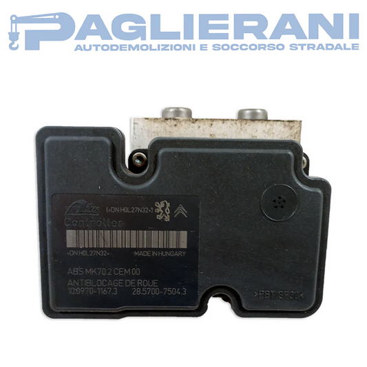 Centralina ATE Pompa ABS Citroen/Peugeot (Codice Rif. 10.0970-1167.3 / 28.5700-7504.3)