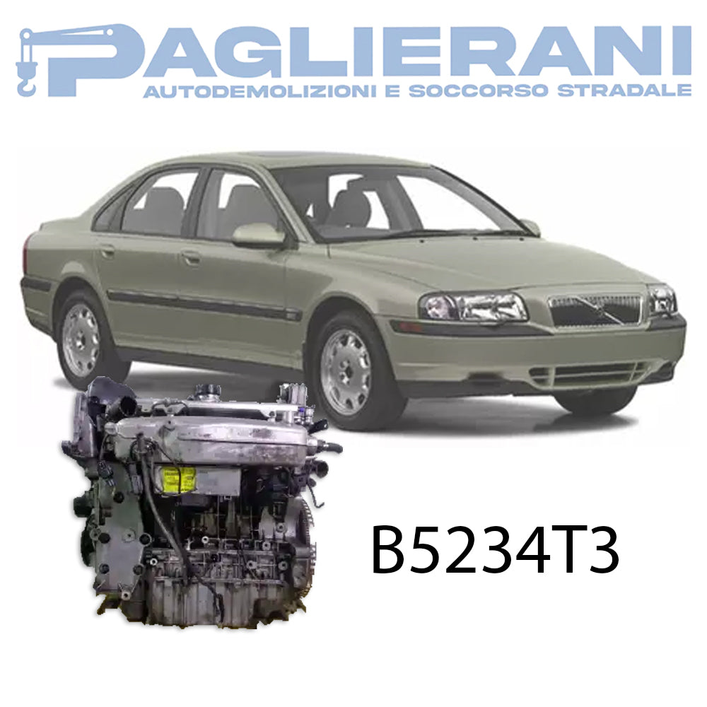 Engine B5234T3 Volvo S80 1998-2006 2300 [2.3] Turbo Petrol 176KW 240HP 200.000 KM