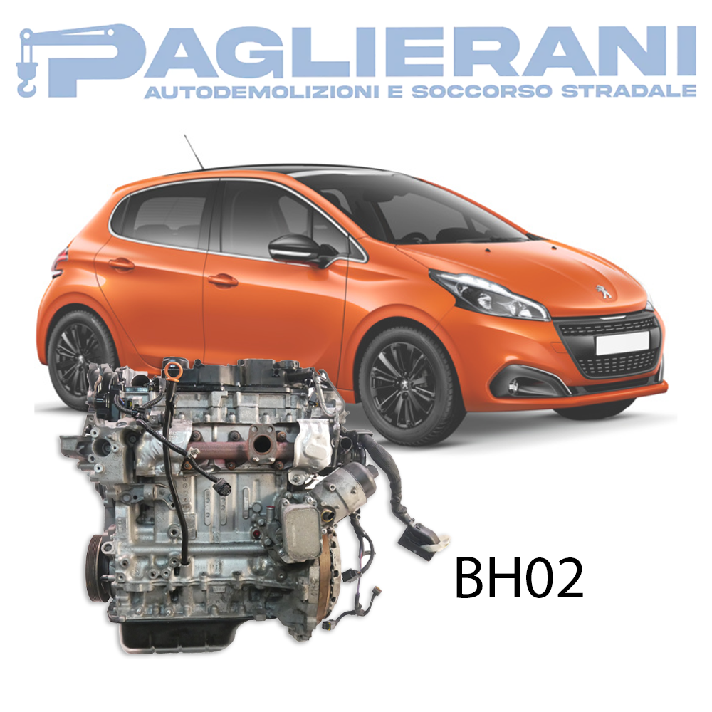 Motore BH02 Peugeot 208 2014-2018 Diesel 1600 [1.6] Euro6 73KW 100CV 138.000 KM