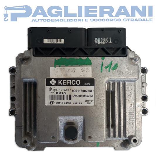 Centralina KEFICO ECU Motore Hyundai i10 2014-2021 BK16 9001160022KI (39115-04165)