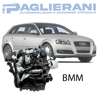 Motore BMM Audi A3 2.0 TDI 8V 2003-2008 Diesel 190.000 KM