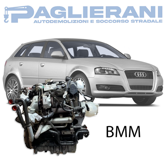 Engine BMM Audi A3 2.0 TDI 8V 2003-2008 Diesel 190.000 KM