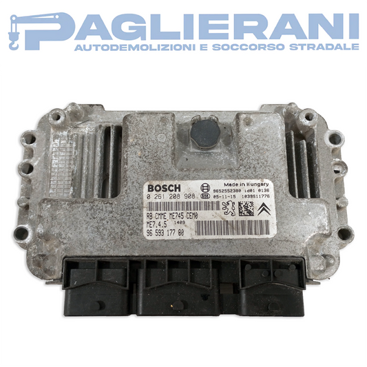 Centralina BOSCH ECU Motore ME74.5 9559317780 (Codice Rif. 0261208908)