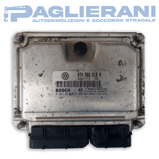 Centralina BOSCH ECU Motore 0281010078 (Codice Rif. 074906018N)