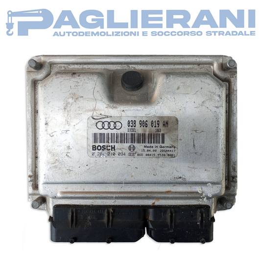 Centralina BOSCH ECU Motore 038906019AN (Codice Rif. 0281010094)