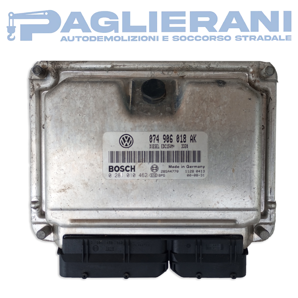 Centralina BOSCH ECU Motore VW Transporter T4 074906018AK (Codice Rif. 0281010462)