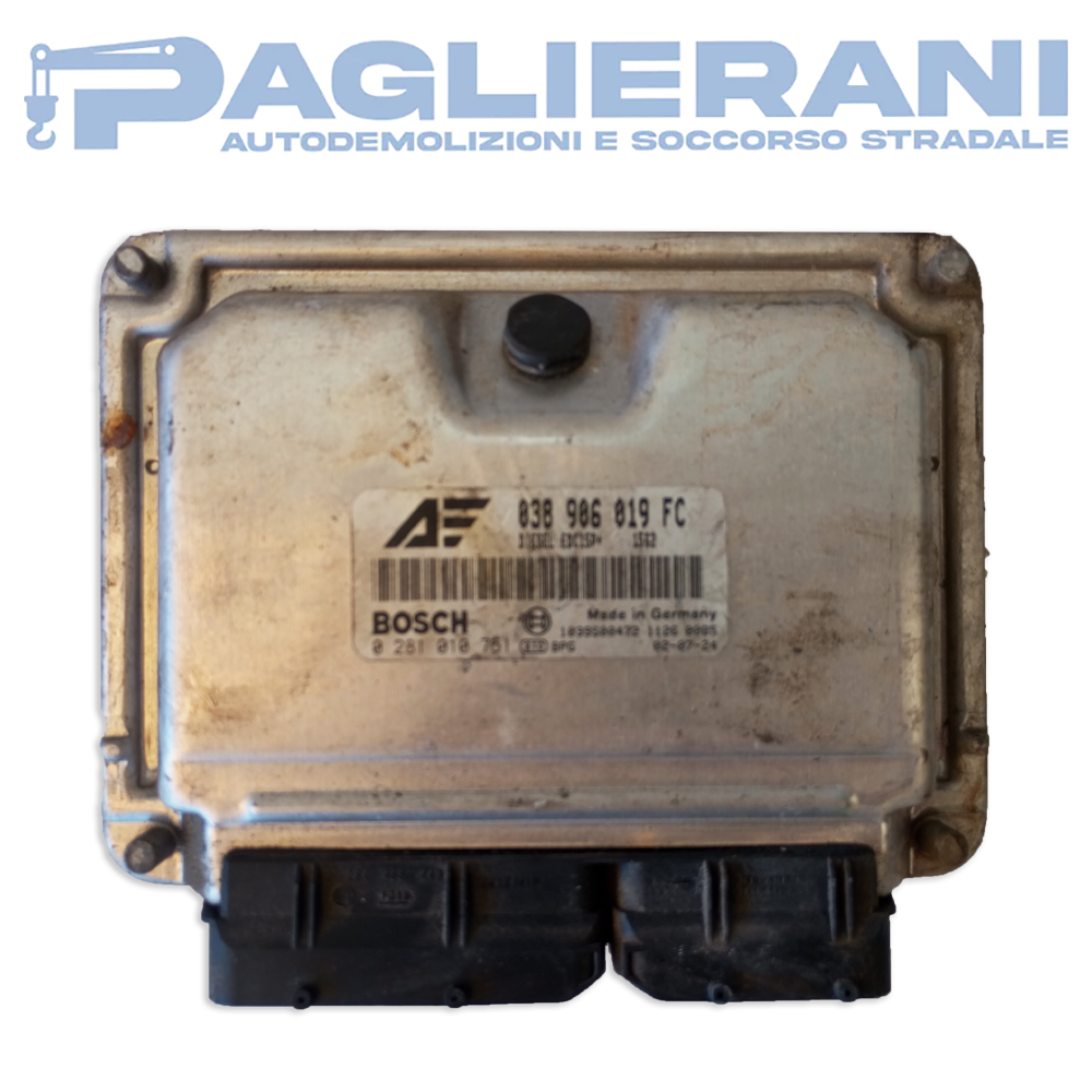 Centralina BOSCH ECU Motore VW Sharan 038906019FC (Codice Rif. 0281010751)