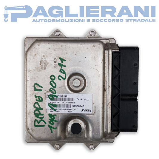 Centralina Magneti Marelli ECU Motore FPT MJD8F2FI FIAT Fiorino 2011 (Cod. Rif. 51908946)