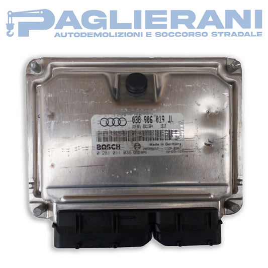 Centralina BOSCH ECU Motore AUDI 0281011036 (Codice Rif. 038906019LJ)