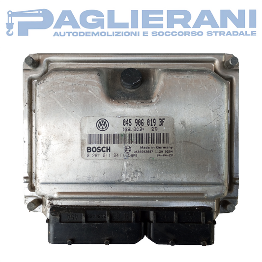 Centralina BOSCH ECU Motore 045906019BF (Codice Rif. 0281011241)