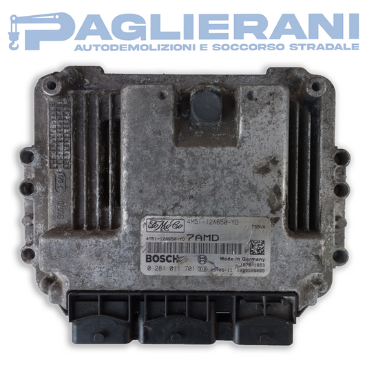 Centralina BOSCH ECU Motore Ford (Codice Rif. 0281011701 7AMD)