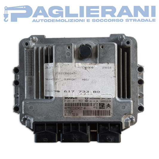 BOSCH ECU Engine Control Unit 0281011863 Citroen/Peugeot (Ref. Code EDC16C34 9661773380)