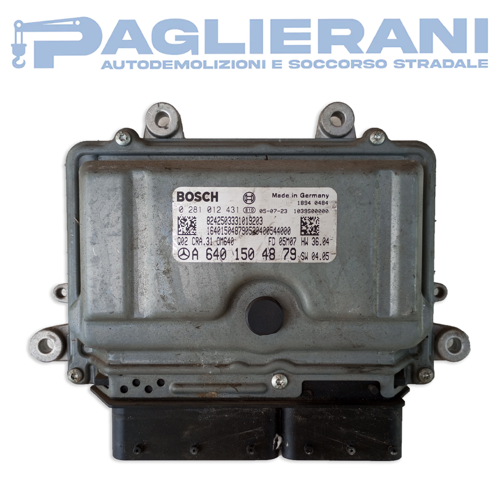 BOSCH ECU Engine Control Unit Mercedes-Benz B-Class 2005-2013 A6401504879 (0281012431)